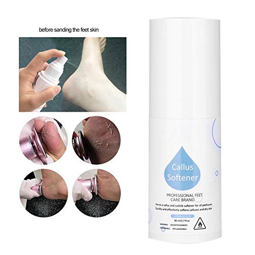 Peeling para la piel de los pies, spray antifúngico para los pies Cuidado de la piel Suavizar los pies Pelar los callos Cutin Disolver Repair Feet Beauty Health Spray 80ml