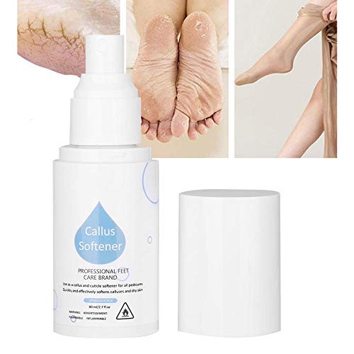 Peeling para la piel de los pies, spray antifúngico para los pies Cuidado de la piel Suavizar los pies Pelar los callos Cutin Disolver Repair Feet Beauty Health Spray 80ml