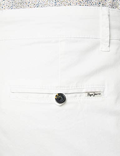 Pepe Jeans MC Queen Short Bañador, Blanco (White 800), 48 (Talla del Fabricante: 38) para Hombre