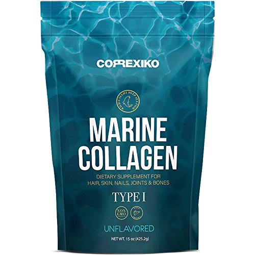 Péptidos Colágeno Marino de Peces Salvajes del Atlántico Norte (No de Acuicultura) – Pack Grande (425gr) – Proteína de Colágeno en Polvo para Articulaciones, Huesos, Piel, Cabello (Hecho en Canadá)