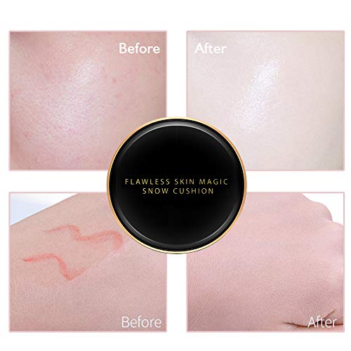 Perfect Skin Cushion B.B Cream Foundation Skin Magic Snow Maquillaje Hidratante (B)
