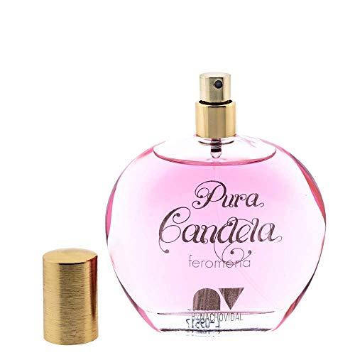 Perfume de mujer originales Pura Candela con feromonas colonia femenina esencia a rosas y talco fragancia especial.