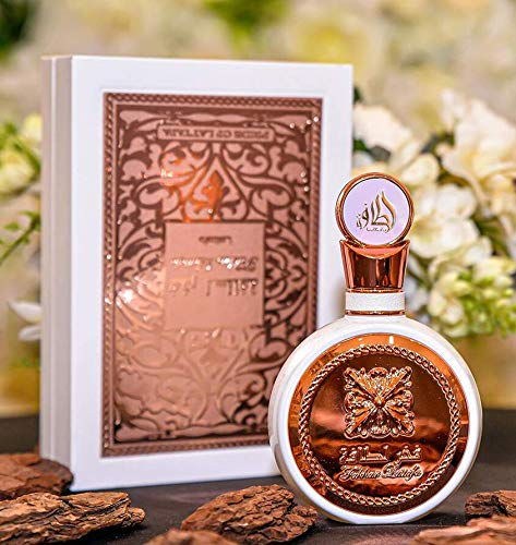 Perfume Fakhar Pride 100 ml, agua de perfume para mujer, perfume árabe, occidental, perfume femenino, almizcle halal, notas: rosa, jazmín, ylang, pachuli, vetiver