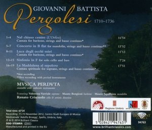 PERGOLESI: Cantatas and Concertos