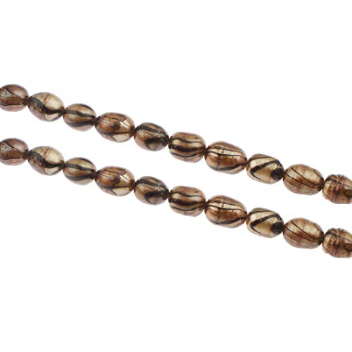 Perlas cultivadas de Agua Dulce, 8 mm, 20 Unidades, Natural, Barroco, Piedras Preciosas, Perlas Marrones