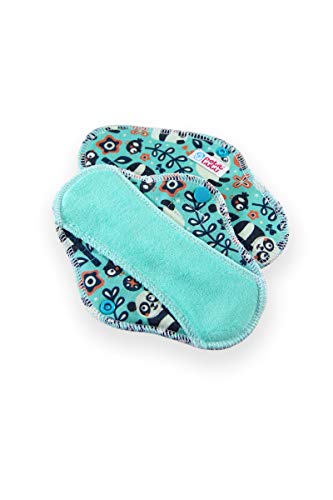 Petit Lulu - Almohadillas sanitarias reutilizables y lavables (3 unidades, clásicas) | Almohadillas menstruales de tela suave y superabsorbente, fabricadas en Europa
