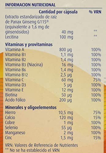 Pharmaton | Multivitamínico con ginseng | Complex 90 cápsulas | Ayuda a recuperar la energía