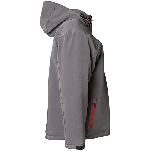 'Planam Chaqueta"Invierno Drift tamaño L en zinc/rojo, 3621052