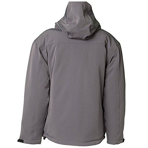 'Planam Chaqueta"Invierno Drift tamaño L en zinc/rojo, 3621052