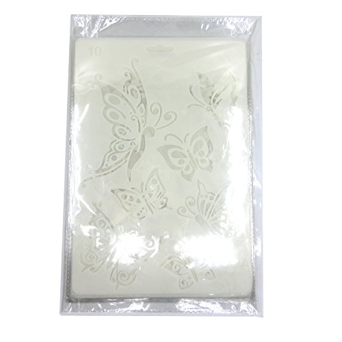 Plantillas para organizador,DANCEPANDAS 10 piezas Bullet Diario Stencil Set Plástico Planificador Plantillas para diario/cuaderno/Scrapbook/arte manualidades DIY(26 x 18cm)