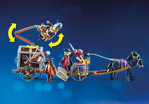 PLAYMOBIL: THE MOVIE Charlie con Carro Prisión, a Partir de 5 Años (70073)