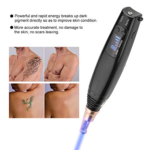 Pluma para eliminar manchas, Spot Eraser Pro Manchas Cara Eliminación Plasma Pen Facial Machine Tratamientos Para Manchas Piel con gafas, 9 tipos Frecuencia de trabajo(EU)