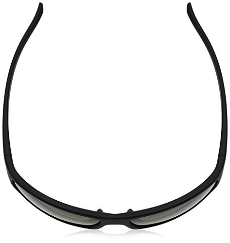 Polaroid P8411S - Gafas de sol rectangulares  para hombre, 63 mm, Negro / Verde Polarizado