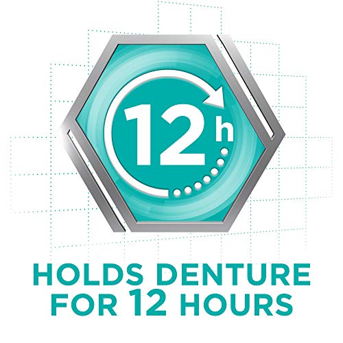 Poligrip - Adhesivo para dentaduras postizas, crema fijadora para asegurar dentaduras, dientes falsos y parciales, sin sabor, 70 g, paquete de 6