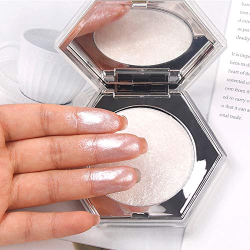 Polvos de Maquillaje, Paleta Contorno Profesional, Paleta De Sombras De Ojos Highlight Smooth and Delicate Powder Waterproof Eye De Larga Duración