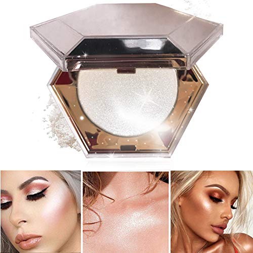 Polvos de Maquillaje, Paleta Contorno Profesional, Paleta De Sombras De Ojos Highlight Smooth and Delicate Powder Waterproof Eye De Larga Duración