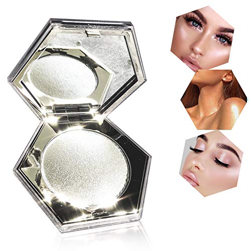 Polvos de Maquillaje, Paleta Contorno Profesional, Paleta De Sombras De Ojos Highlight Smooth and Delicate Powder Waterproof Eye De Larga Duración