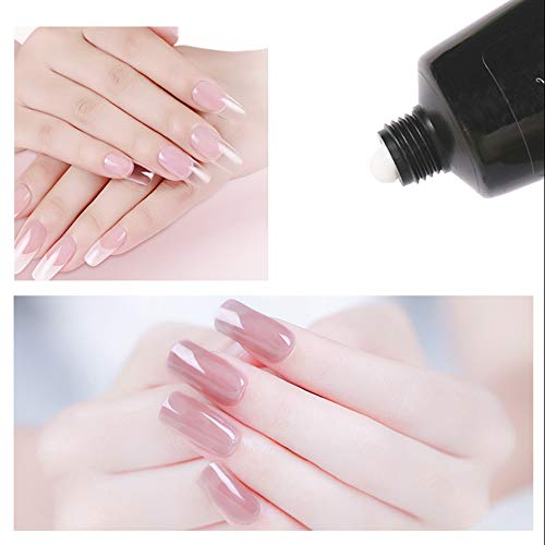 poly gel nails kit,Anself Poly Gel 3 colores de manicura de secado rápido Lámpara de uñas UV Moldes de uñas Kit de extensión de uñas