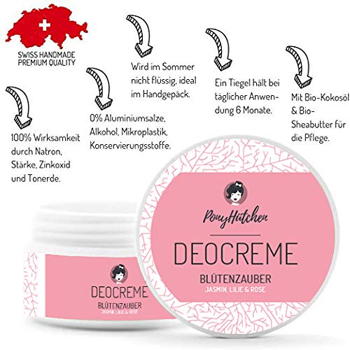 Ponyhütchen - Crema desodorante Blütenzauber (50 ml)