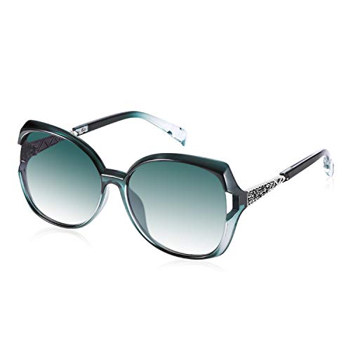 PORPEE Gafas de Sol Mujer Polarizadas, 2020 Gafas de Sol Moda con Tecnología de Incrustación de Diamante - Lente de Nylon Polarizado | UV400 Protection | Resistencia al Deslumbramiento