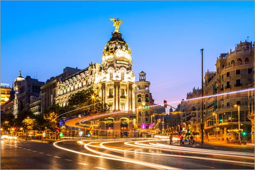 Póster 91 x 61 cm: Metropolis Hotel in Madrid de Matteo Colombo - impresión artística, Nuevo póster artístico