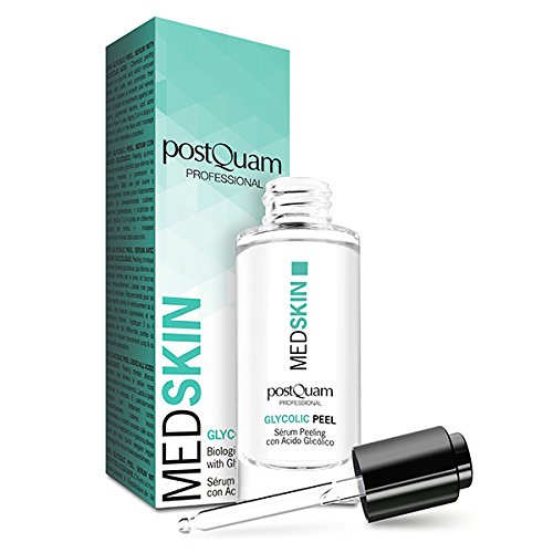 Postquam - Med Skin | Peeling Facial con ácido glicólico - Elimina puntos negros y espinillas - 30 Ml