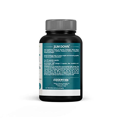 Potente Adelgazante, Quemagrasas y Reductor del Apetito | Acción adelgazante 3 en 1 100% eficaz | Estimulante del Metabolismo | Pierde peso rápida y naturalmente | 90 Cápsulas.