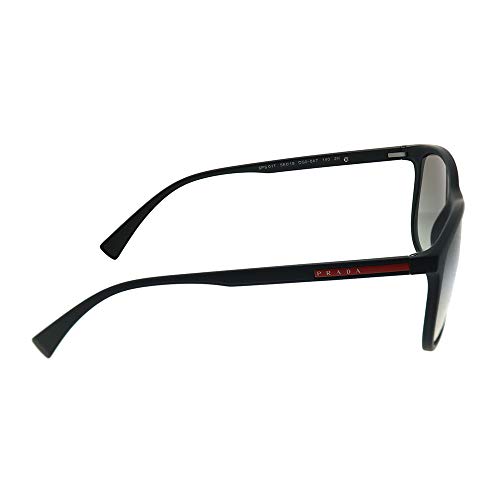 Prada Linea Rossa 0PS 01TS, Gafas de Sol para Hombre, Negro (Black Rubber), 53
