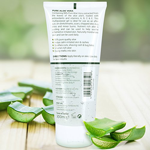 PraNaturals Aloe Vera Pura Gel (paquete de 1)