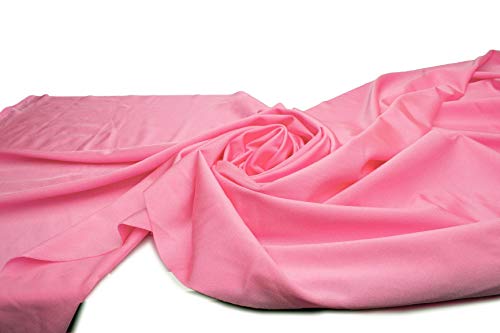 Prendas de punto deportivas lycra, Material muy flexible, 50 x 150 cm (Rosa caramelo)