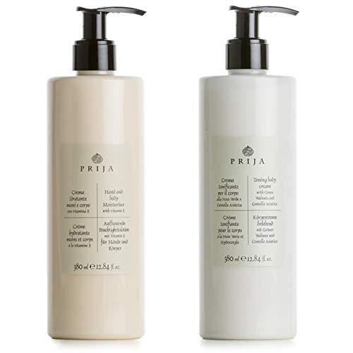 Prija Beauty Set 2 x 380 ml loción corporal + crema corporal con Centella Asiatica
