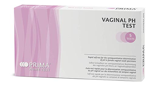 PRIMA Home Test - Vaginal pH Prueba para Infecciones Bacterianas Vaginales - 5 Test