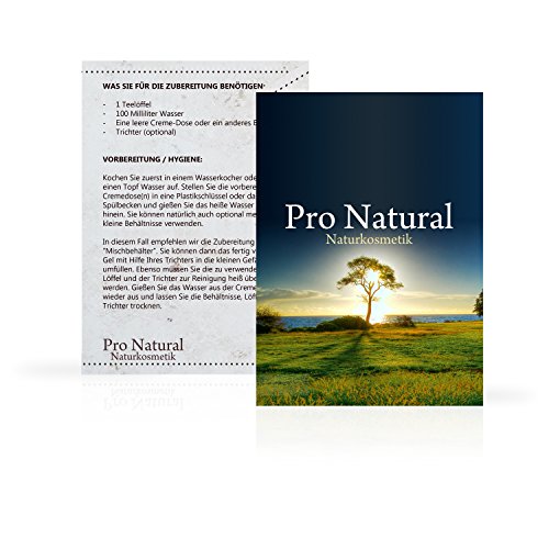 Pro Natural Polvo de ácido hialurónico 10G para la fabricación propia de cosméticos en gel de ácido hialurónico