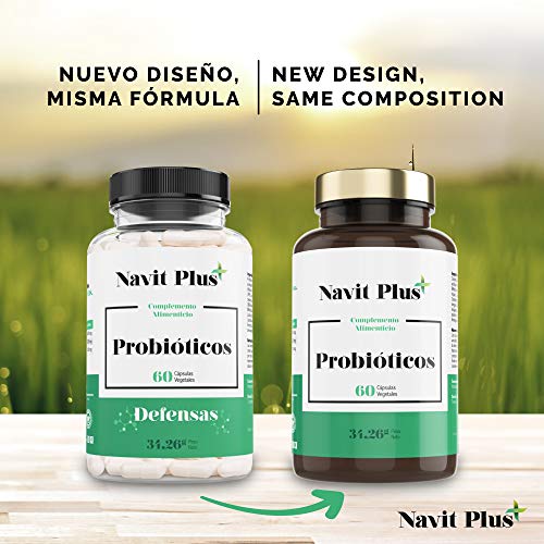 Probióticos - 10 mil millones de UFC. Nueva fórmula potenciada de amplio espectro para mejorar la flora intestinal y el sistema inmunológico. 60 cápsulas vegetales. Ingredientes de máxima efectividad.