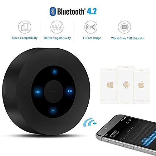 Prom-note Mini Altavoz Portátil Bluetooth, con Bass Y 5W Sonido HD, 2 H Tiempo De Juego, Soporte De Sonido AUX Y La Tarjeta del TF,Negro