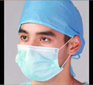 Protector facial de 3 capas con cubierta elástica para el asa del oído Anti-polvo de cara completa (100 PCS)