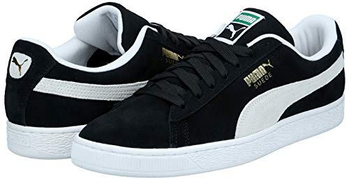PUMA Suede Classic+, Zapatilla para Hombre, Negro Black White, 46 EU