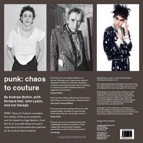 Punk: Chaos to Couture (Metropolitan Museum of Art Series)