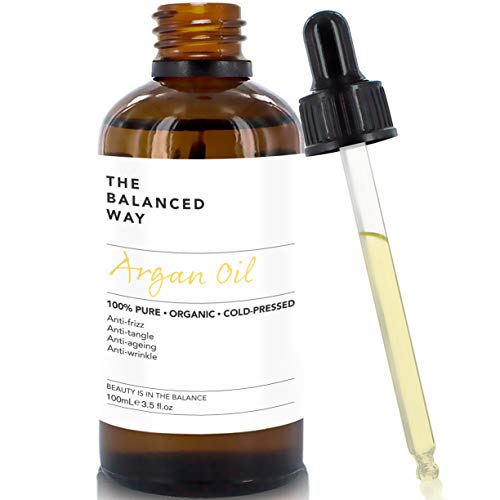 Puro aceite de argán 100% orgánico para pelo, piel, cuerpo y uñas - prensado en frío en Marruecos- hidratante anti envejecimiento / humectante antiarrugas (100ml)