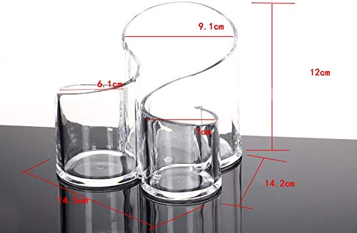 PuTwo Oraganizador Maquillaje Acrílica Grande Capacidad Estuche Caja Maquillaje Redondo