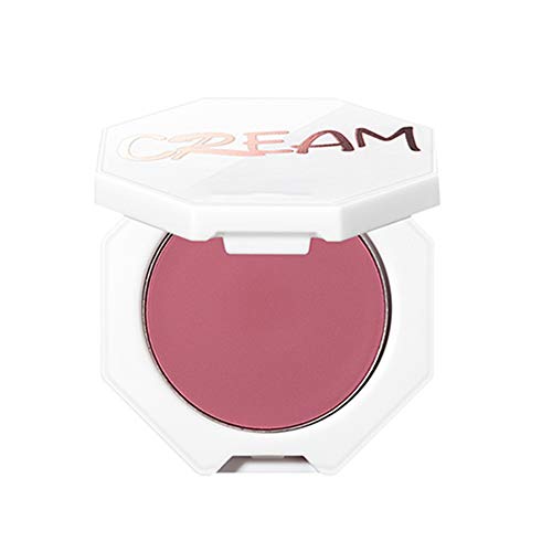 Qianren Natural Color Face Blush Cream Pink, Colorete de mejillas, Colorete de contorno facial de larga duración - Rosa melocotón, Rosa, Marrón