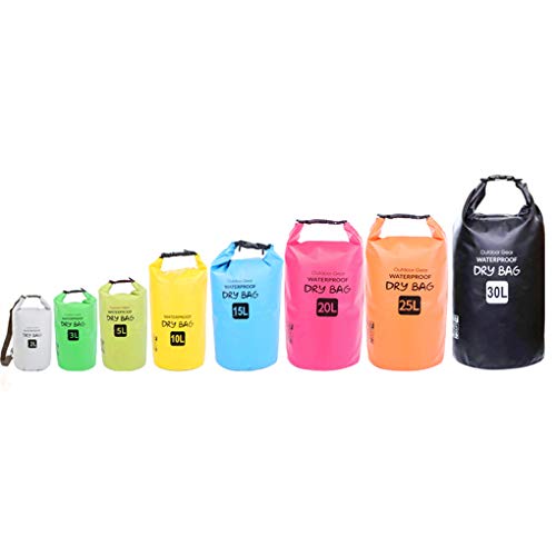 Qinghengyong De Gran Capacidad a Prueba de Agua al Aire Beach organizar Impermeable Libre a la Deriva Bolsa de Hombro Campamento Playa hikng Escalada Organizar Bolsa Blanco