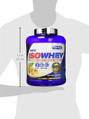 Quamtrax Nutrition Isowhey 5 Lb  - Suplementos de Proteínas, sabor plátano - 2267 gr