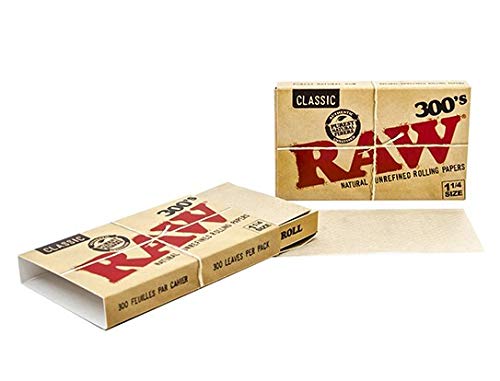 RAW Papel Bloc 300 Hojas 1 1/4 (Cada Estuche Contiene 40 LIBRITOS)