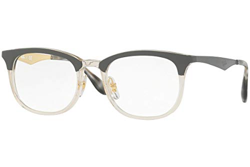 Ray Ban RX7112 Gafas 51-20-140 Light marrón gris Con Lentes De Muestra 5686 RX 7112