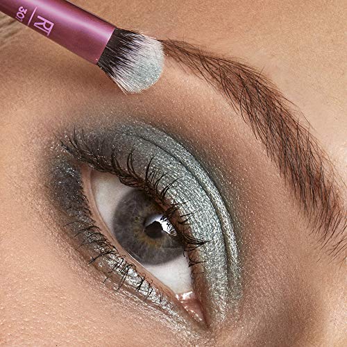 Real Techniques Eye Shade y Blend Makeup Make-up Brush Duo (El color del empaque y la manija puede variar)