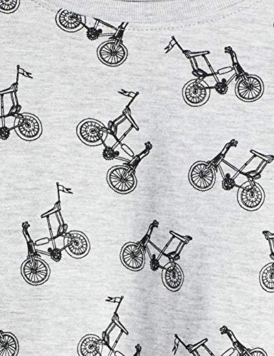 RED WAGON Camisa Manga Larga Niños, Pack de 3, Multicolor (Grey, Burgundy And Navy), 104, Label:4 Years