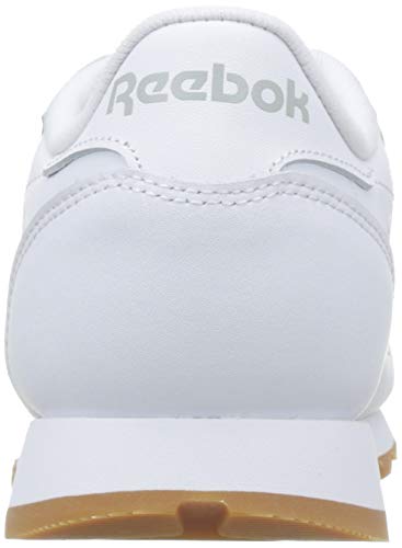 Reebok Classic Leather Zapatillas, Mujer, Blanco (Int-White / Gum), 41 EU