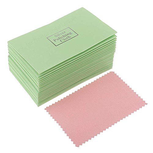 Reeseiy Paño De Limpieza Paño De Pulido para Plata Esterlina Chic Oro Platino Joyas Anti Puesta En Marcha Venta Jardín Uso Diario Producto (Color : Colour, Size : Size)