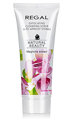 Regal Natural Beauty - Limpiador exfoliante con hueso de albaricoque para todo tipo de piel